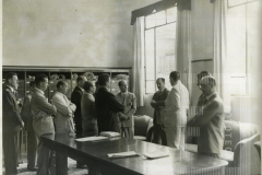 Prof. Adriano Correia da Universidade de Coimbra na Escola de Polícia 18-9-1951