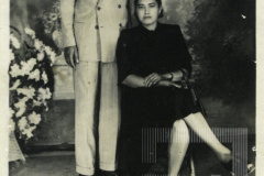 Casal posando para foto
