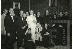 Visita ao Papa Pio XII em Roma