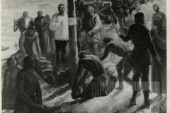 A fundação de São Paulo - Composição moderna do pintor espanhol Oñativia