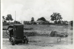 Construção da piscina no João do Pulo