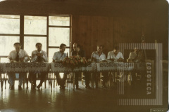 Homens no almoço com José Serra
