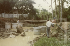 Reconstrução da ponte da estrada do Borba
