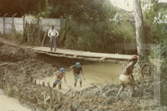 Reconstrução da ponte da estrada do Borba