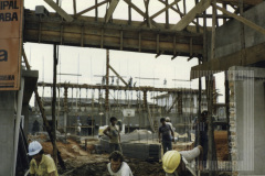 Construção da quadra Juca Moreira