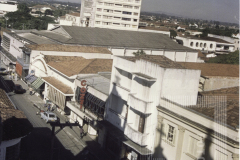 Vista aérea dá região central de Pindamonhangaba