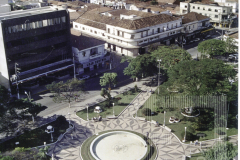 Vista aérea da região central de Pindamonhangaba