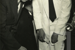 Cesar Salgado visitando obra