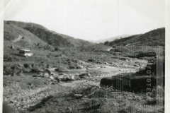 Construção do desvio na estrada das Oliveiras