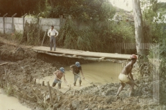 Reconstrução da ponte da estrada do Borba