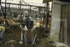 Construção da quadra Juca Moreira