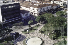 Vista aérea da região central de Pindamonhangaba