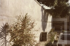 Muro de arrimo do museu