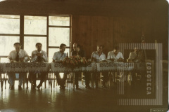 Homens no almoço com José Serra