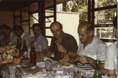 Homens no almoço com José Serra