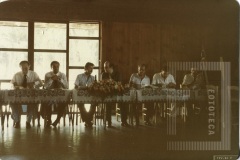 Homens no almoço com José Serra