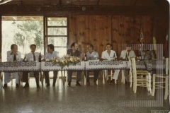 Homens no almoço com José Serra