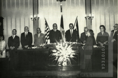 Evento da câmara de vereadores para inauguração da exposição do quadro do ex-prefeito  Dr. Francisco Romano de Oliveira