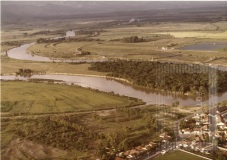 Vista aérea do Rio Paraíba