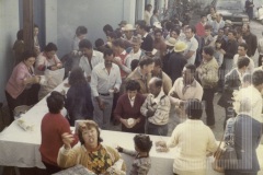 Festa no pátio da Prefeitura