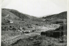 Construção do desvio na estrada das Oliveiras