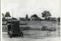 Construção da piscina no João do Pulo