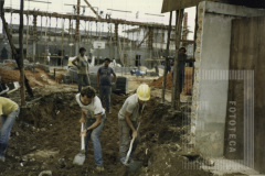 Construção da quadra Juca Moreira