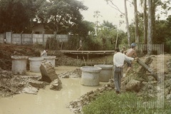 Reconstrução da ponte da estrada do Borba